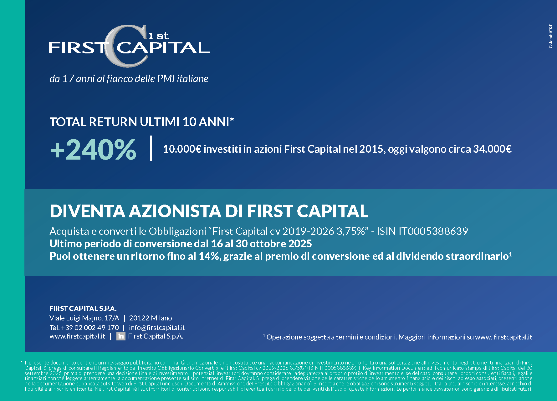 First Capital - Diventa Azionista
